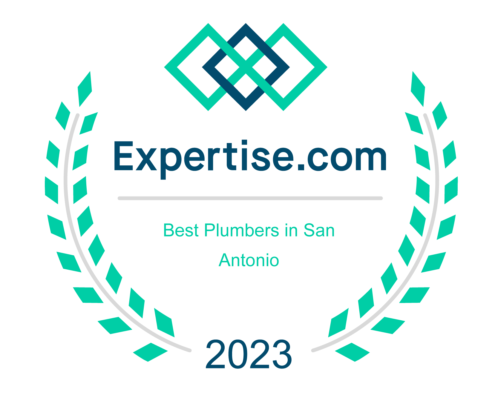2023 expertise.com San Antonio TX Plumbing logo