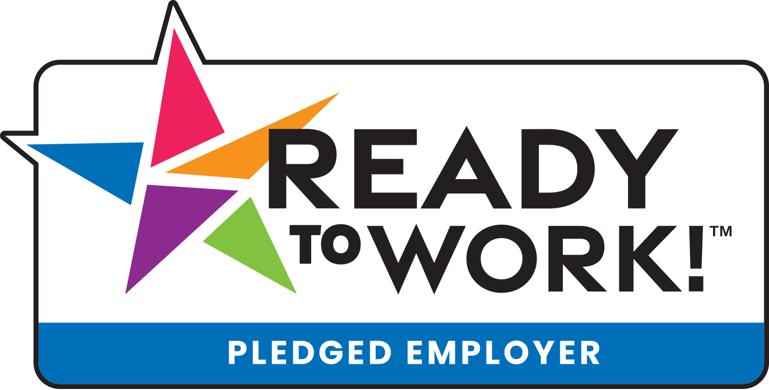 ready to work pledged employer logo