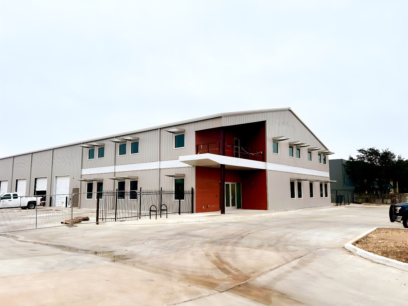 outside of comfort-air building today