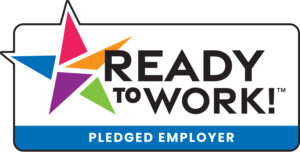 ready to work pledged employer logo